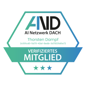 Badge Verifiziertes Mitglied im AI Netzwerk DACH